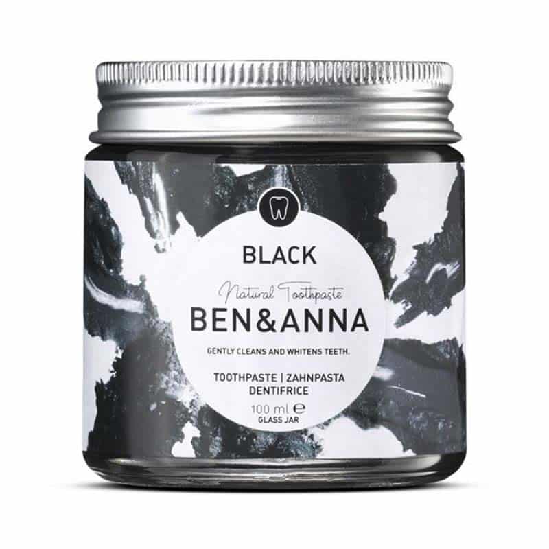 Pasta Dentifricia Black Al Carbone Attivo 100ml Ben & Anna